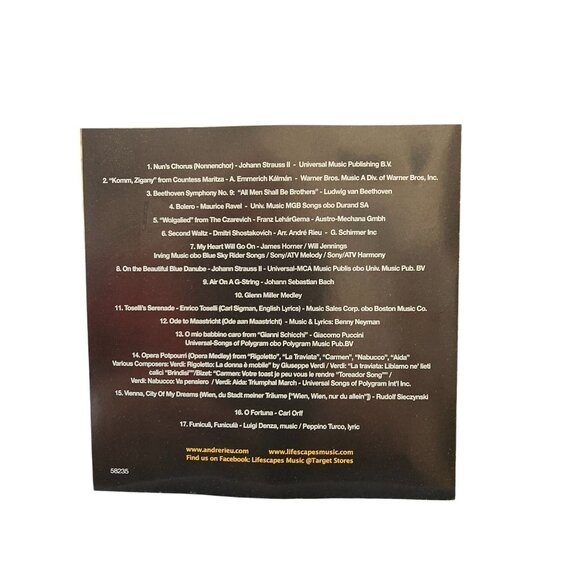 André Rieu Greatest Hits Album CD Classical Music Violins Greatest Hits 37441cd - Picture 2 of 3